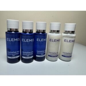 Elemis Revitalize Me Shower Gel Conditioner‎ Travel/Sample Set Of 5-1 Fl Oz